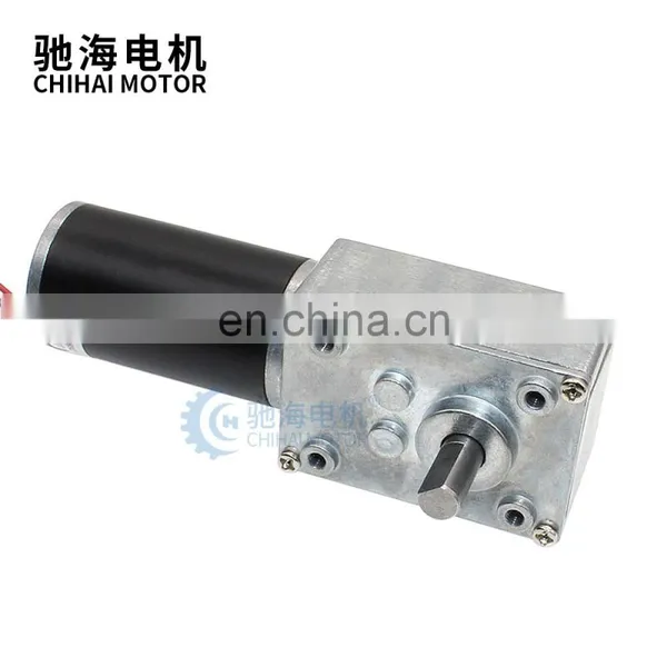 ChiHai Motor CHW-GW4058-3162 DC12V 24V Powerful Turbo Worm Geared Motor Type-D Shaft High Power Reversed Low Speed Worm Motor photo-5
