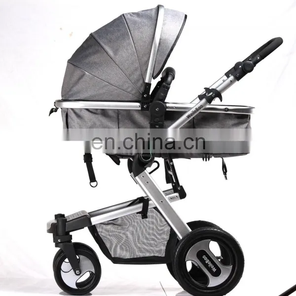 Top Quality Cheap High View Travel Luxury 3 in 1 Baby Stroller With Carseat photo-3