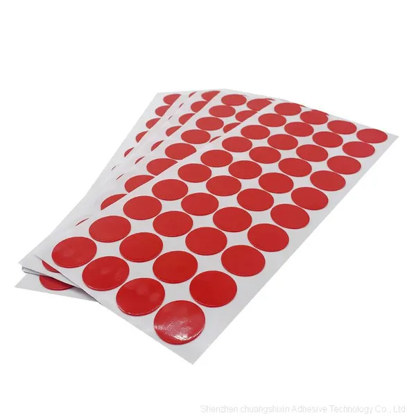 Good Quality Factory Directly 3 m Double Side Round Sticker Die Cut Adhesive Tape photo-5