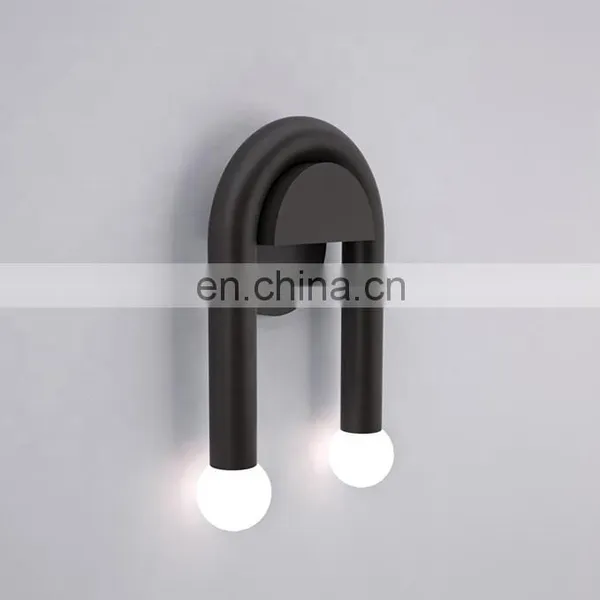 New Product Ideas 2021 Modern Wall Sconce LED Wall Lamp Cool White U-shaped Double Head Wall Lights photo-5