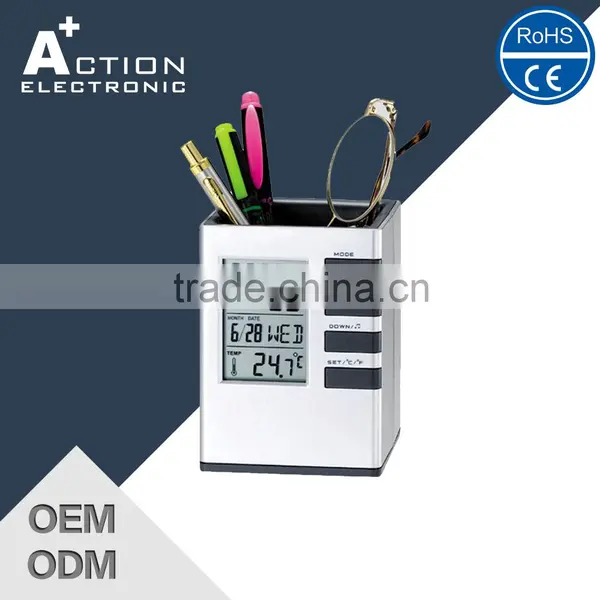 Pen Holders Type and Calendar Clock for Promotion