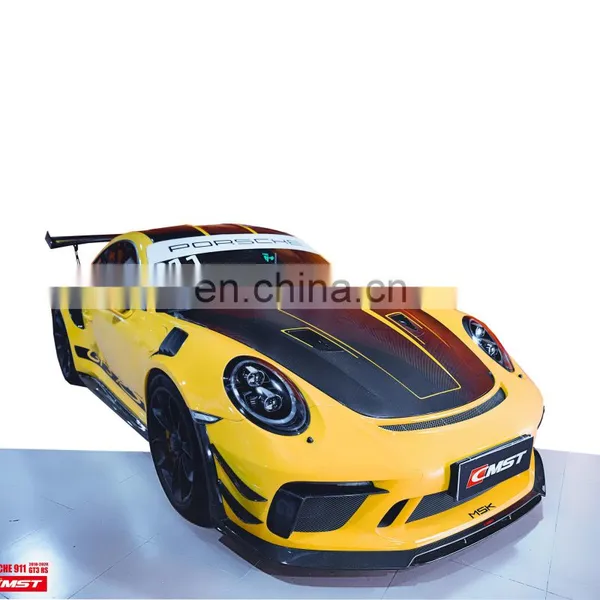 Brand New CMST Design Carbon Fiber Front Lip Side Skirt Rear Diffuser Rear Fender Vent for Porsche Carrare 911 991 GT3 photo-4