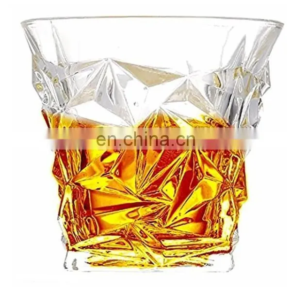 Best Quality Unique Shape Diamond Whiskey, Wine Glass photo-2