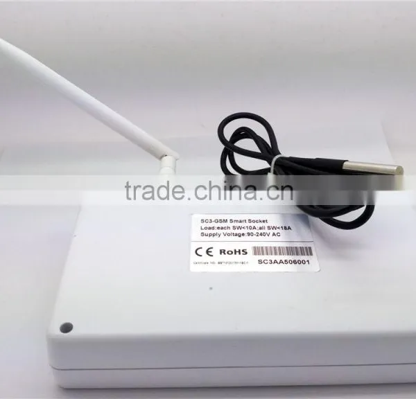 2200W 10A QUADBAND SMS/CALL Remote Controlled GSM Power Socket With 3 Outlets Which Also Supports Temperature Control photo-5