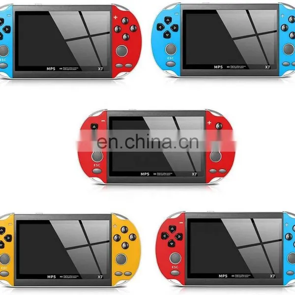 2022 Wholesale X7 Handheld Video Game Console 4.3 Inch HD Screen Game Player photo-3