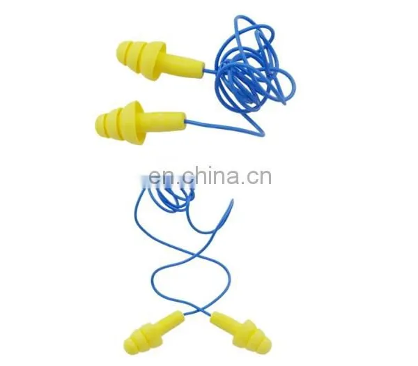 Soundproof Sleep Noise Prevention Disposable Silicone Earplugs photo-3