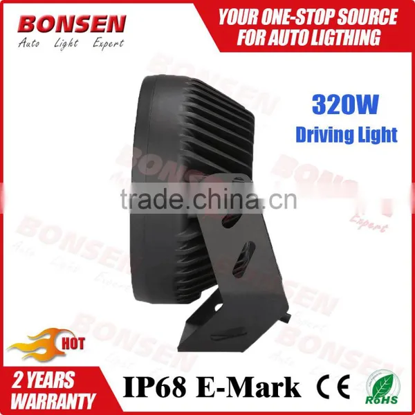 Best Selling Products 360w 9'' LED Offroad Working Driving Light 4D Reflectors for 4DW SUV UTV ATV Waterproof 32400lm photo-5