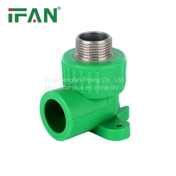 IFAN Hot Sale PPR Pipe Fitting Plastic PPR Male Thread Green Elbow photo-5