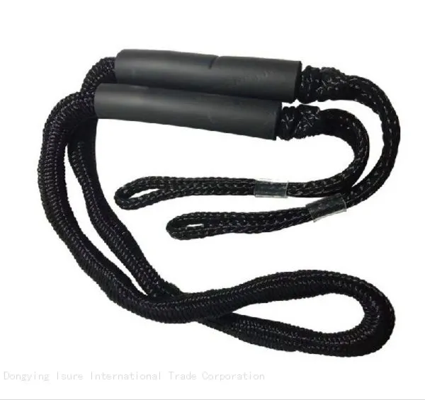 ISURE MARINE 4 ft Boat Dock Lines Mooring Ropes, Boat Bungee Line Boating Dock Accessories for Boat,Yacht