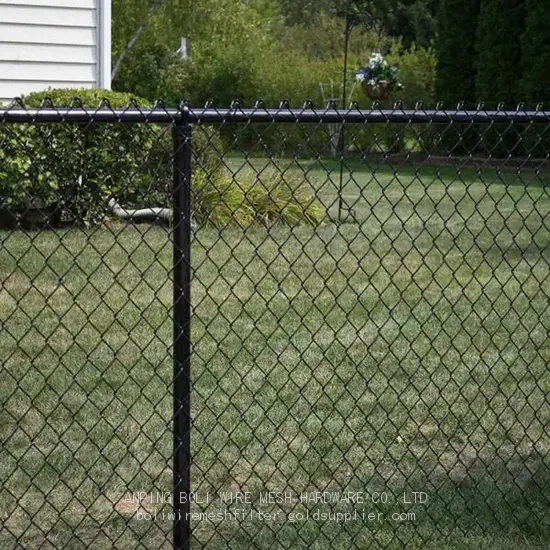 China Factory BOLI Chain Link Fence/ Diamond Outdoor Metal Fencing/Steel Wire Fencing Project/ FENCE/pvc Coated Chain Link Fence photo-5