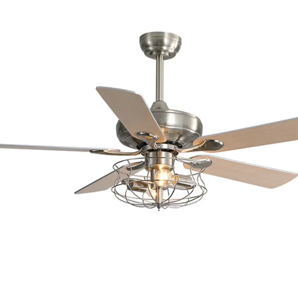 Retro American Ceiling Fan Light Cross-border Customized Export Ceiling Fan Light 110V Fan Living Room Light（Wechat:13510231336）