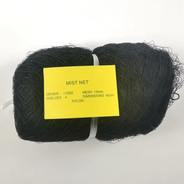 3x9m 15x15mm  110D2ply Orchard Plant Fruit Agricultural Bird Bat Capture Catching Mist Net Bird Bat Capture Netting