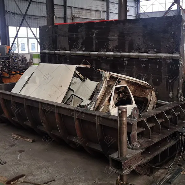 Mobile car logger Mobile car bodies baling machine