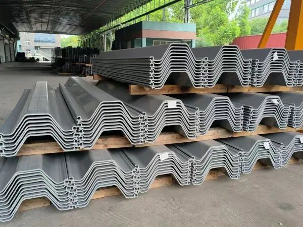 Strong Plastic Sheet Pile U Type Seawall Retaining Wall PVC Sheet Pile Vinyl Sheet Piling for Water Control Solution photo-6