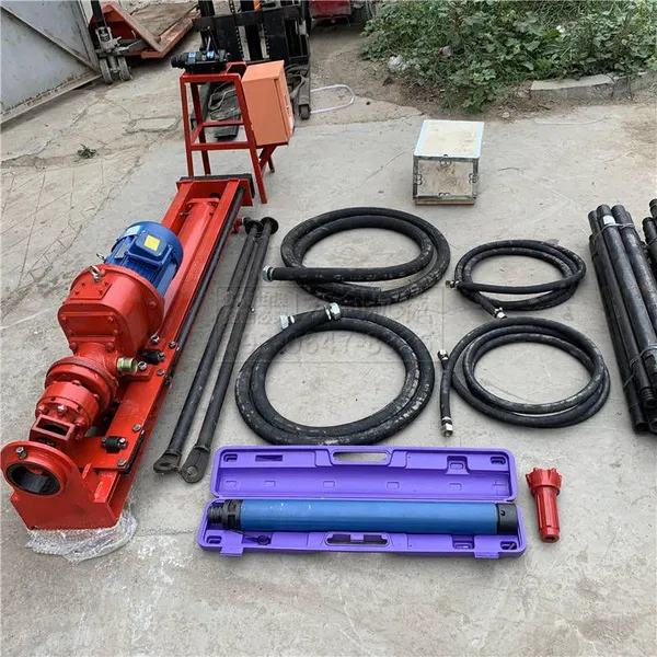 wanli small kqd pneumatic dth drill for slope mining support, rock drilling with multi-angle drilling function, manufacturer