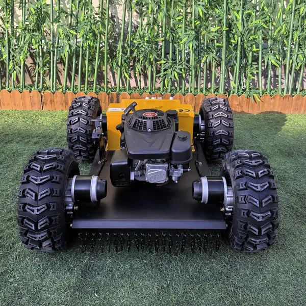 Villa Lawns Regelmäßiges Rasenmähen Vigorun 550mm Bremsmotor E-Stop Fernbedienung Allradantrieb Rasenmäher photo-4