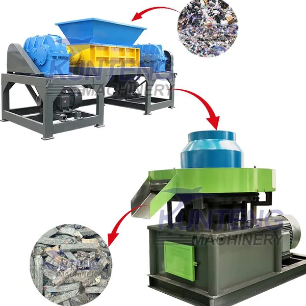 Medical Waste Incineration Equipment RDF Shredding Forming Machine Production Line EPC Projects