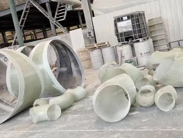 Fiberglass Reinforced Plastic Flange, Elbow, Tee, Cross - Customization Supported, Desulfurization Tower Pipe Fittings, Yutai Environmental Protection photo-4