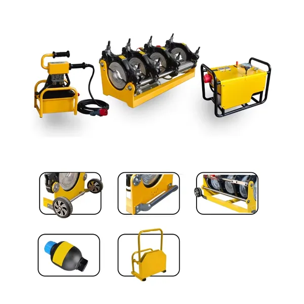 200mm Hydraulic Semi Automatic PE Pipe Butt Fusion Welding Machine