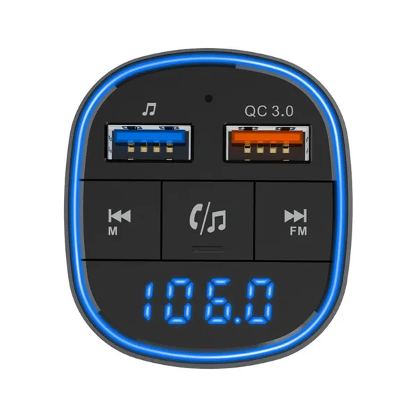 OEMBC57B BC57B Best Selling Car Bluetooth FM Tramitter Car Wireless Charger and Car Mp3 Player photo-2