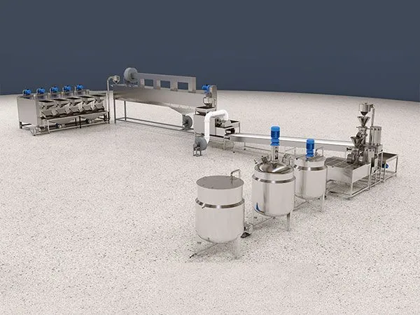Peanut Butter Production Line - 100-3000 Kg/h - Furui Machinery