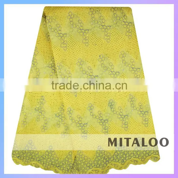 Mitaloo Organza Lace African Bridal Lace Fabric Wholesale Price MOG0195 photo-5