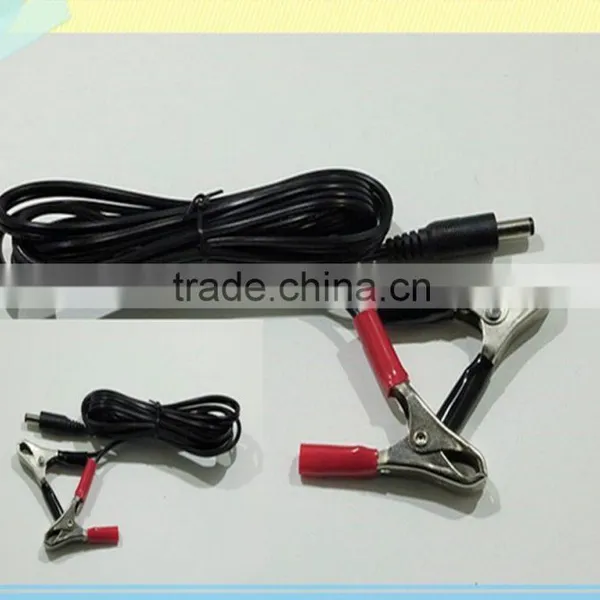 DC To Clamp 30A UL2468 22AWG 2000mm With DC5.5x2.1mm +Copper Clamp Extension Power Cable photo-5