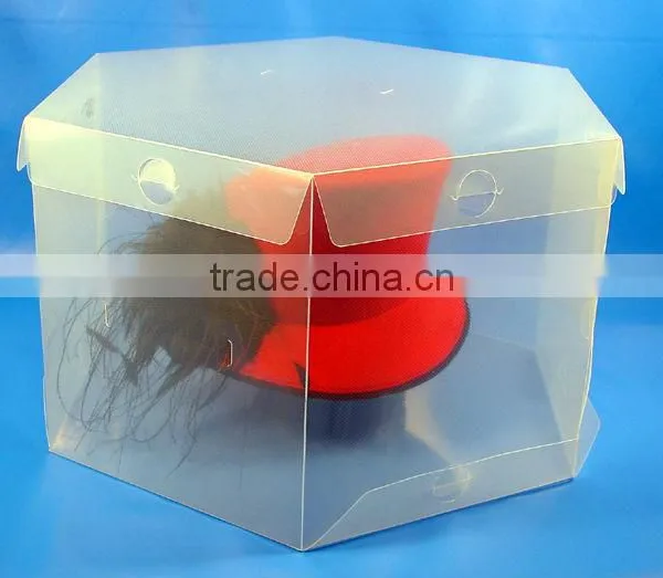 Round Hatbox Set, Plastic Custom Hexagon Foldable Hatbox photo-2