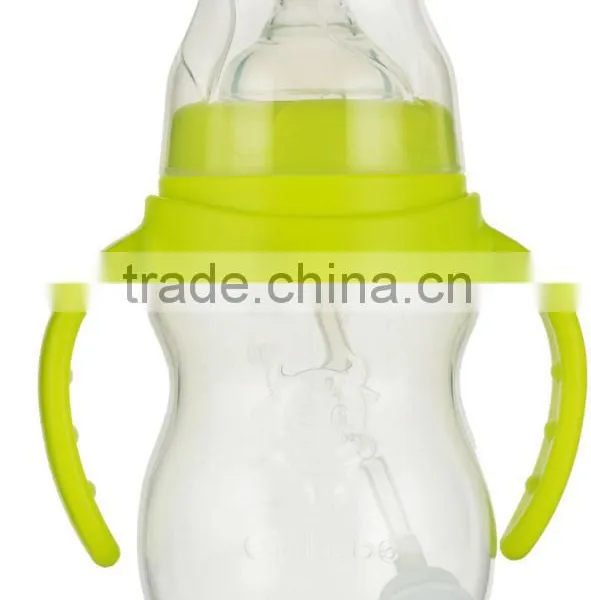PP Colorful Nurser Feeding Baby Bottles With Medium Flow Nipples