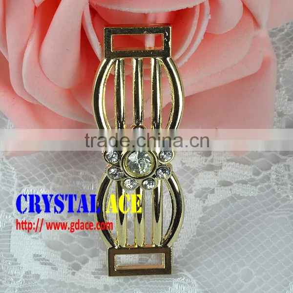 2015 Fashion Lady Shoes Buckles, Swimwear Buckle, Crystal Rhinestone Ribbon Buckle for Bikini Decoration photo-4