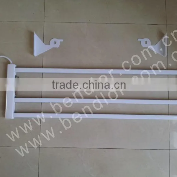 White Foldable and Wall-hung Type ELECTRIC TOWEL WARMER / HEATED TOWEL RACK / FOLDABLE TOWEL RACK (BLG-166-P) photo-3