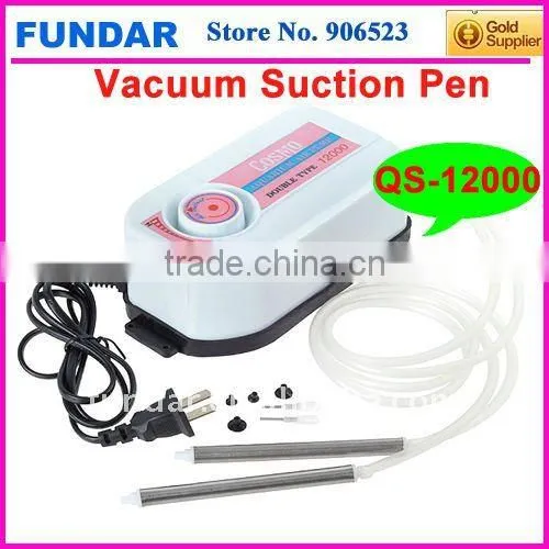 Double Air Vacuum Pick Up Pen QS-12000 for Small IC SMD Pick and Place Vacuum Pick Up Station