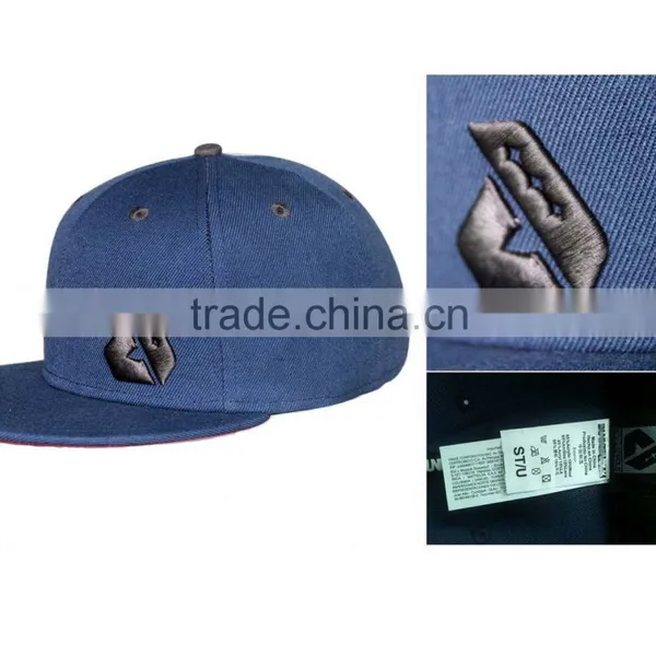 6 Panels High Quality Snapback Hats, Snapback Caps, Baseball Caps, Custom Logo 3D Embroidery Snapback Caps photo-4