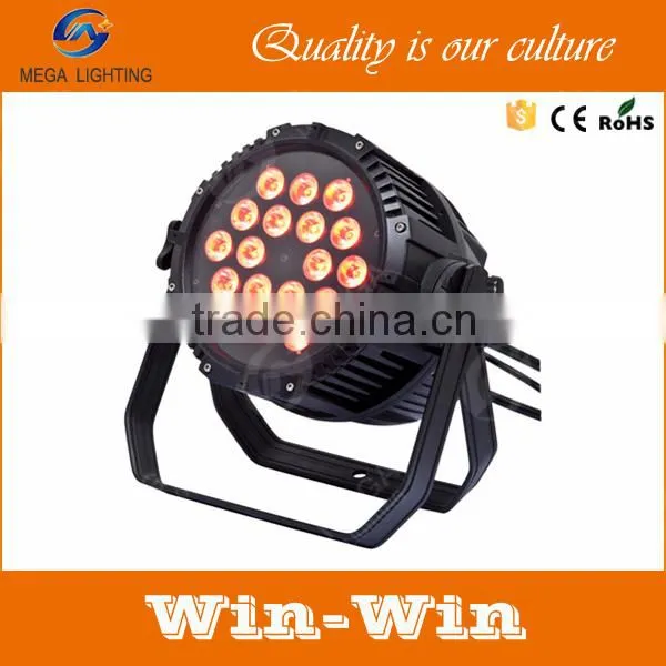 Waterproof Stage Light RGBW 4in1 DMX Ip65 18*10w Led Par photo-3