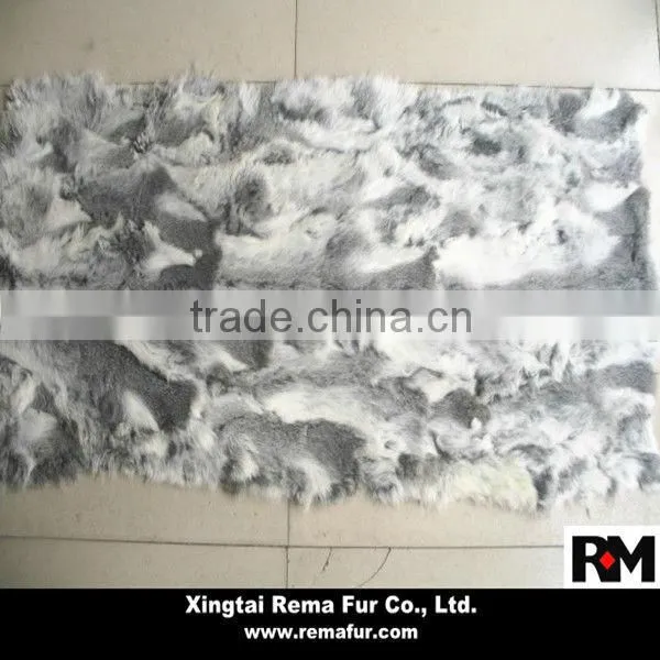 100% Real Patched Rabbit Fur Plate For Garments photo-3