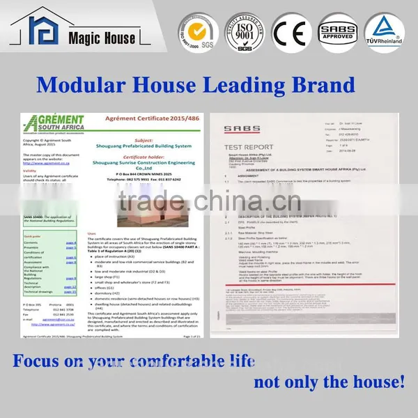 Hot Sale Economic Low Cost High Quality Prefab Villa House With Terrace photo-6