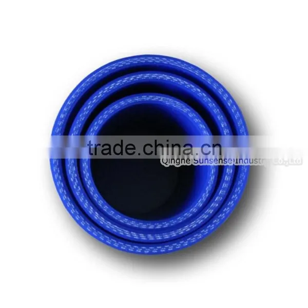 High Quality Colorful Rubber Tube Straight Blue Orange Silicone Rubber Hose photo-2