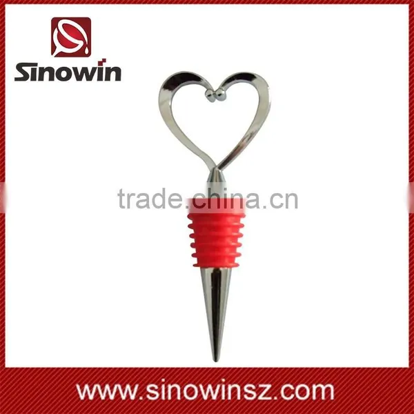 Factory OEM Wine Bottle Stopper With Heart Design photo-2