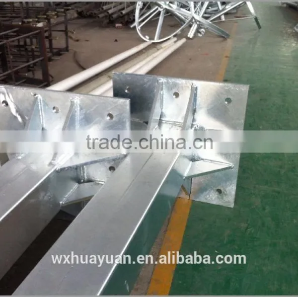 Galvanized Square Type Steel Signal Pole photo-3