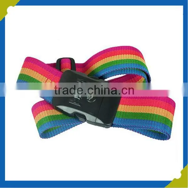 Custom Logo TSA Approved 3-Dial Combination Lock Luggage Strap photo-5