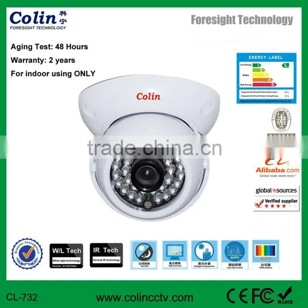 Colin Supply Sony Ccd 700tvl Infrared Indoor Dome Security Cctv Camera Home Guard Camera