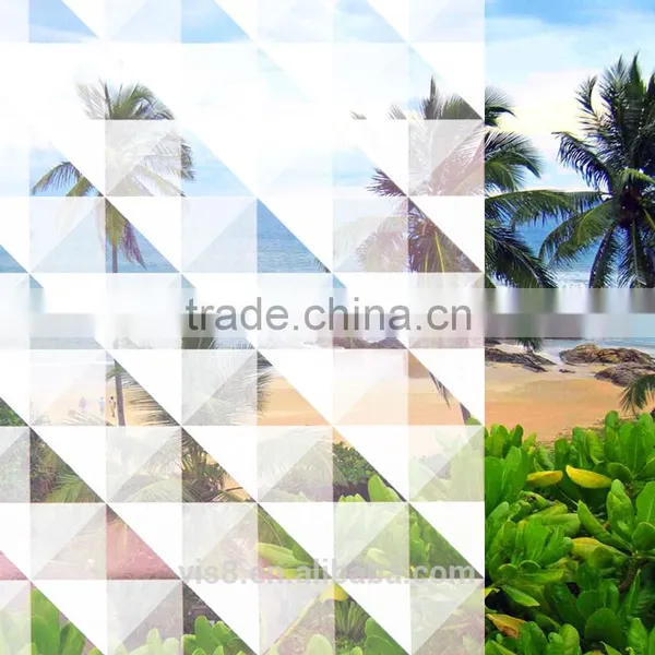 New Design White Triangle PET Gradation Film Vars Window Tint Tinted Plastic Roofing Sheet photo-2