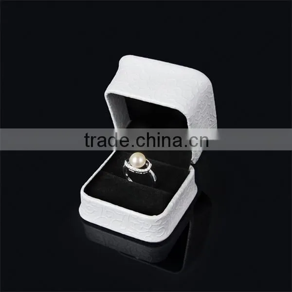 Unique Custom Cheap Embossing Leather Necklace Box photo-3