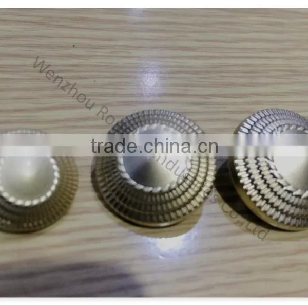 High End Upscale Women's Coat Metal Hollow Button photo-3