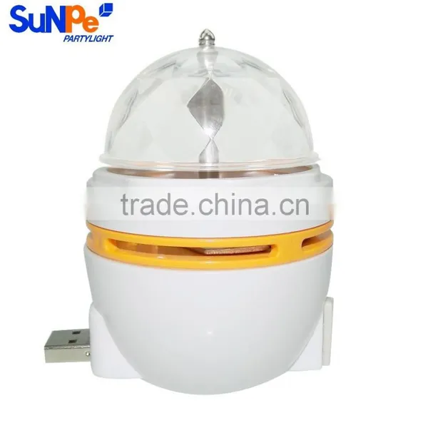 Hot Sell Color Changing USB LED Rotating Light for Christmas Holiday photo-2