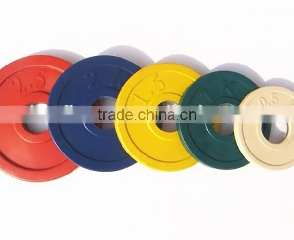 Small Fractional Rubber Steel Plate for Barbell/fractional Weight Plate Color Black photo-3
