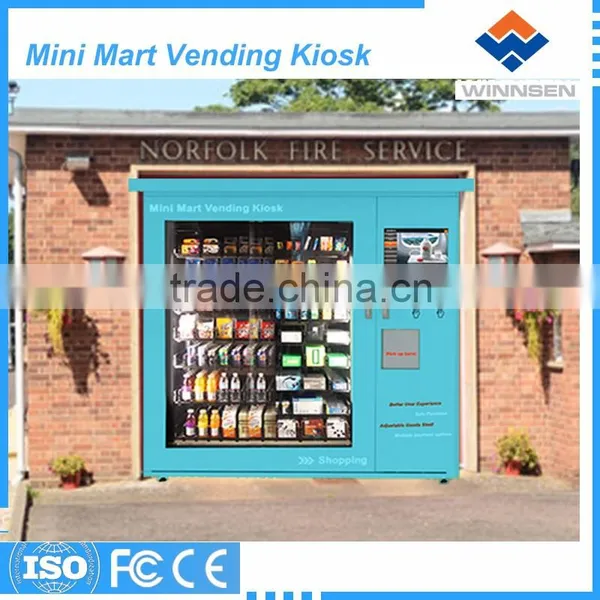 Smart Front Lift System Drinks and Snacks Vending Kiosk photo-5