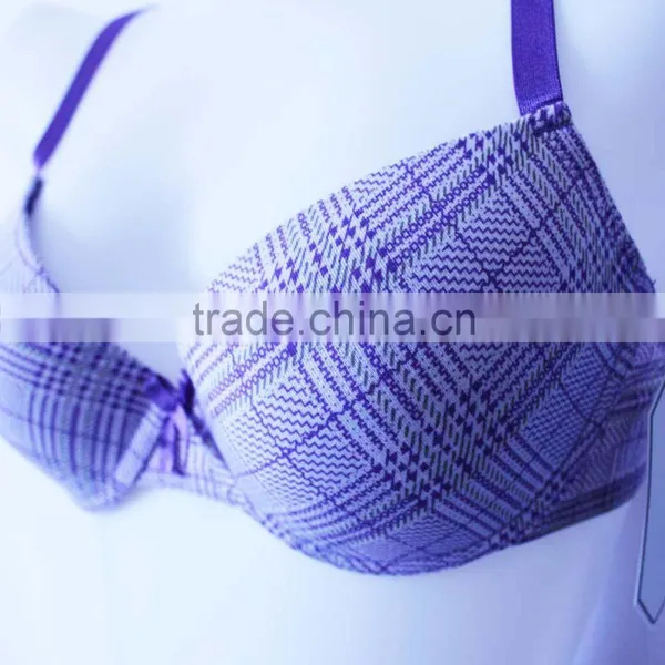 China Bra Factory Sexy Young Ladies Printed Brand Underwear photo-3