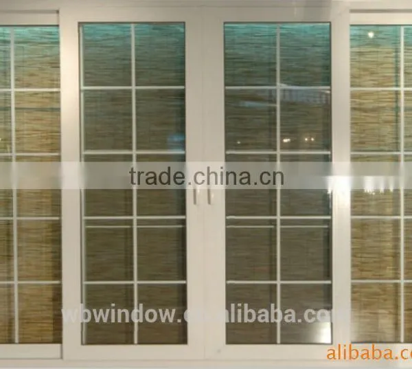 Fashion Patterns Price of Aluminum Sliding Door With Grill Design in High Quality photo-6