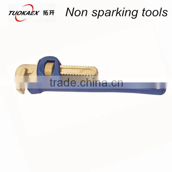 Non Sparking Tool Aluminum Bronze American Type Pipe Wrench photo-2